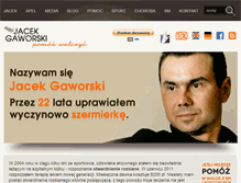 Tablet Screenshot of jacekgaworski.pl